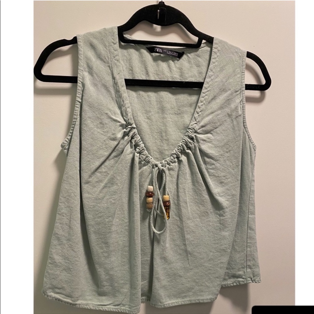Zara blouse Aquamarine